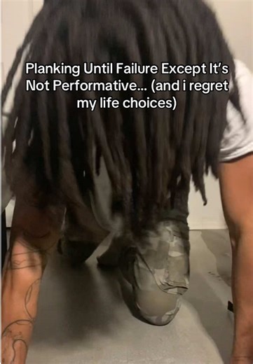 ngl.. i didn’t think ts would hurt as bad as it did | planking until failure