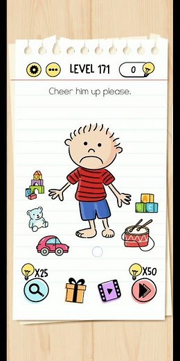 Brain Test Level 171 Walkthrough