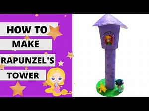 How to make Rapunzel's tower | DIY Tower | Allu's Amazing World