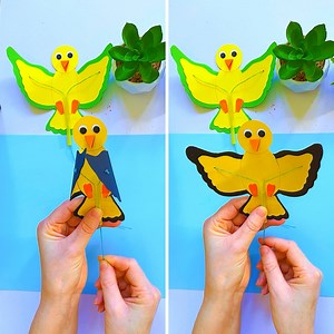 beautiful paper bird | crafts for kids