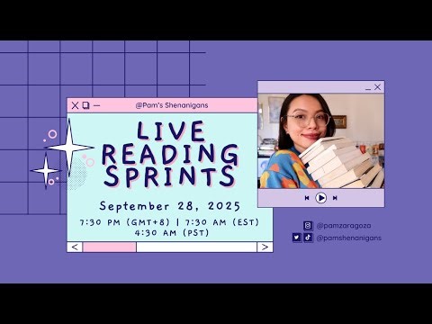 read with me ✨| live reading & productivity sprints #Booktube #LiveSprints