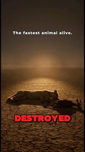 Fastest But Most Vulnerable #wildlife #shorts