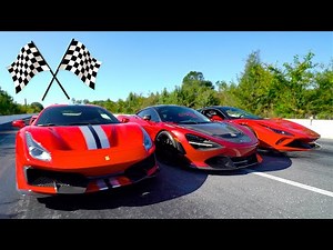 $1,000,000 DRAG RACE! (McLaren 720s vs Ferrari 488 Pista vs Ferrari F8 Tributo)