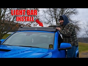 Installing A Light Bar On My Tacoma Roof Rack