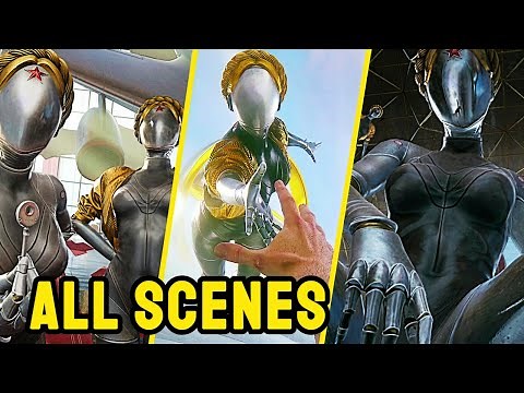 All Soviet Female Robot Twins Scenes - Atomic Heart 2023