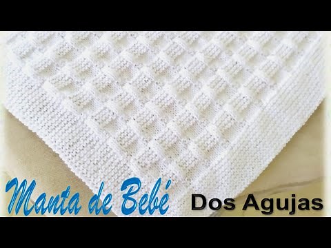 How to Knit a Baby Blanket with Two Needles