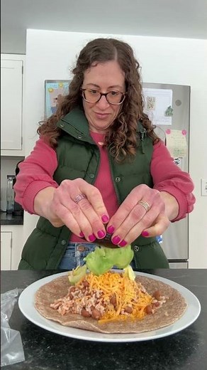 Vegetarian Rice and Bean Burritos