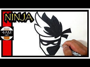 How to Draw NINJA (FORTNITE), Step by Step