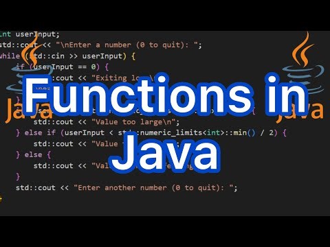 How To Work With Functions In Java FAST?
