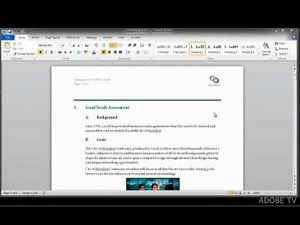 Ensuring your PDF is Accessible