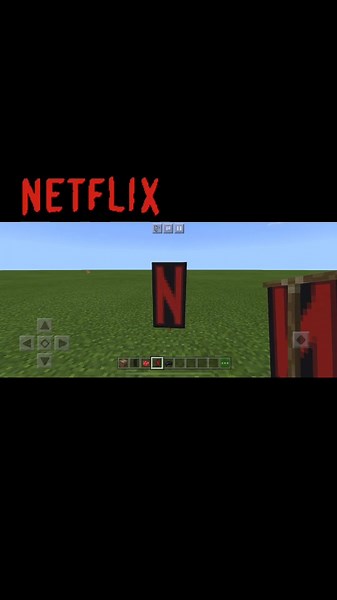 Netflix flag #minecraft #minecrafttutorial #cool #howtomake #netflix #flag #easy #fry