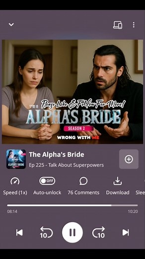 52K views · 1.3K reactions | The Alpha's Bride Episode 225: Talk About Superpowers #thealphasbride #fypageシ #fyp #listen #listentothestory #storytelling #moongoddess #wolf #bookstory #audiobook | Listen to the Story | Facebook