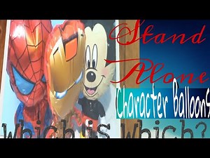 CHARACTER FLOATING BALLOONS|JUSTICE LEAGUE AND DISNEY FOIL BALLOONS|Chaz&Champ Stories