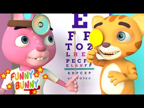Doctor Checkup Song | Nursery Rhyme & Funny Bunny Animation Compilation