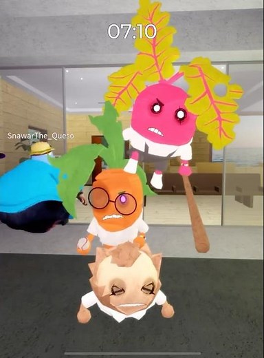 THE NEW 3 VEGGITEERS SKIN IN PIGGY! #roblox #robloxjumpscare #piggy #robloxpiggy #piggyskins