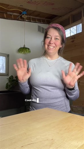 Come cook dinner with me in my off-grid tiny cabin 🏡✨ Right now we don’t have running water, so I keep things simple with prepared foods and yes… disposable plates & silverware. It’s not forever, it’s just what works for this season of life 💛 Less dishes = less stress, and I’ll take that any day. And before anyone asks… yes, I absolutely forgot the tofu 😂 But honestly? Dinner was still good, and now I’ve got tofu ready for another night…so we’re calling that a win. #tinyhouse #offgridliving #