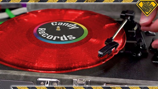 We tested whether a candy record can actually play music