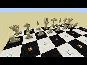 Minecraft :: Chess set design and tutorial