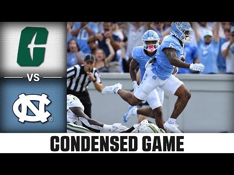 Charlotte vs. North Carolina Condensed Game | 2024 ACC Football