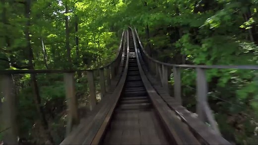 Boulder Dash at Lake Compounce is an insane race through the woods! Have you ridden this roller coaster? | Theme Park Review