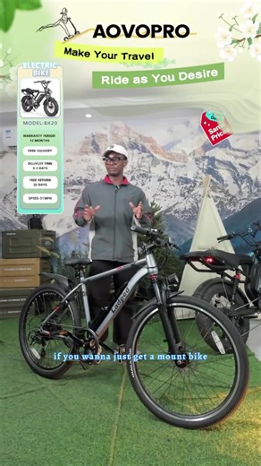 AOVOPRO Mountain E-Bike Review: Power and Performance