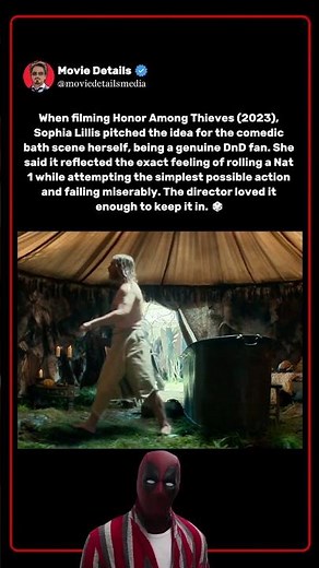 When Filming Honor Among Thieves (2023), Sophia Lillis Added a Hilarious Scene