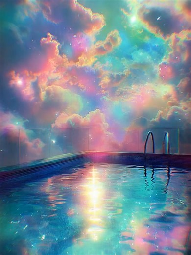 Dream Poolcore live wallpaper. Free for personal use only. Feel free to use. #dreamcore #liminalspaces #nostalgia #wallpaper#poolcore