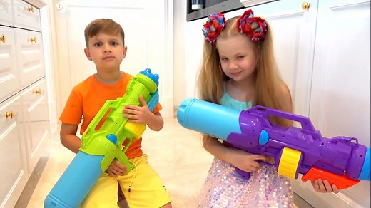 Funny babies video - Diana and Roma Music Wishes Box Adventure Story | Funny Babies