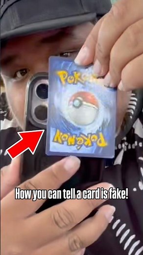 How to tell a card is FAKE! #pokemon #fakecards #pokemoncards #fakepokemon #pokemontradingcards