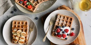 Vegan Breakfast Waffles