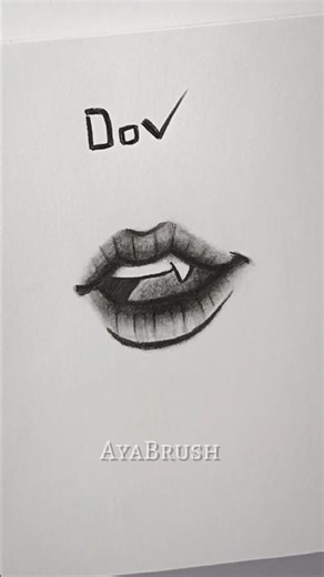 How to draw Lips Tutorial ✏️ #drawing #artdrawing #howtodraw #sketch #drawingprocess #lips #fypシ゚