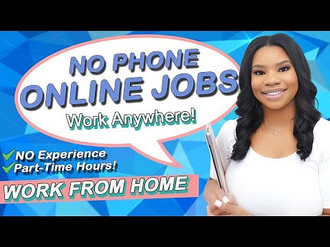 Work from Home Jobs: Data Entry, No Experience Required, Part-Time, Work from Anywhere!