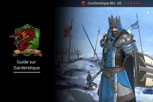 Guide sur Garderelique artefact et maîtrise