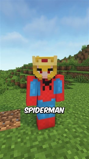 This mod will turn you into a superhero! #minecraft #gaming #shorts