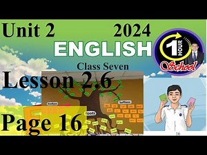 English Class 7 Unit 2 Page 15, Lesson 2.6 English Class 7 2024, Class 7 English curriculum 2024