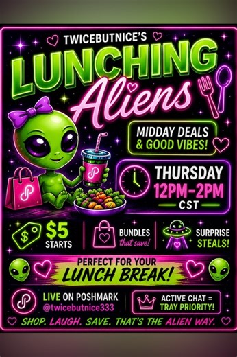 👽👑Alien Queen’s Lunch Break👑👽 $5 Starts- Anything Goes!