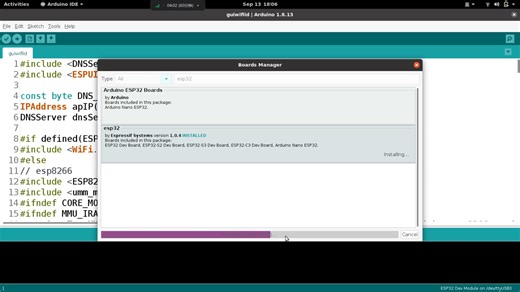 Arduino IDE离线配置第三方库文件ESP32