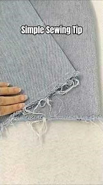 How to hem simple jeans