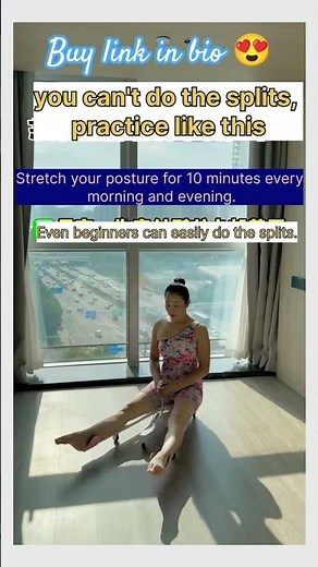 🚀 Improve Flexibility Fast! Adjustable Leg Split Machine for Home Workout#homeworkout #splitmachine