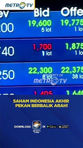 IHSG Tutup Pekan Positif Meski Sempat Merah #shorts