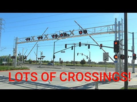 Railroad Crossing Compilation Of The SACRT Blue Line All Signal Crossing's In Order [4K HD]