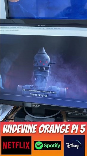 Orange Pi 5 Ubuntu 22.04. Widevine support. Disney plus, Netflix, Spotify & more