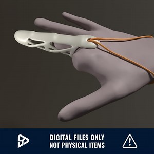 3D Printed Finger Splint STL - Lattice Design Support (digital File) - Etsy