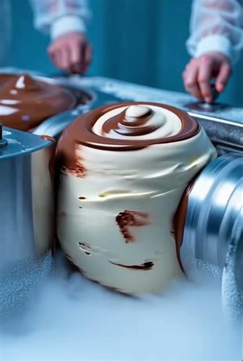 How Chocolate Ice Cream Is Made — Tiny Workers Edition