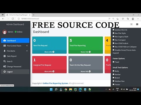 Free Source Code | Online Fire Reporting System | Python Django Project