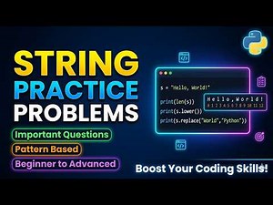 Can You Solve These String Problems? Python Challenge