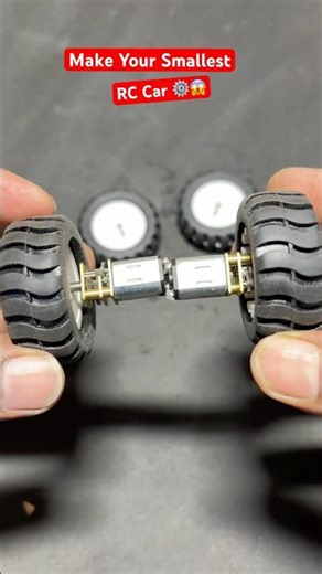 Making Mini Rc Car With N20 Gear Motor ⚙️❤️ Smallest Rc car with N20 Motor #rccar #shorts #diy