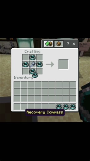 crafting miner's helmet #minecraft​ #shorts​ #youtube​