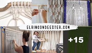 COMO HACER CORTINAS EN MACRAMÉ PASO A PASO