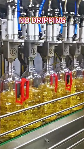Edible Oil Multi-Head Filling Machine for Bottles | Factory Test Video